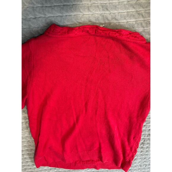 Nautica Adult Extra Large Red Pullover Knit - Picture 2 of 5